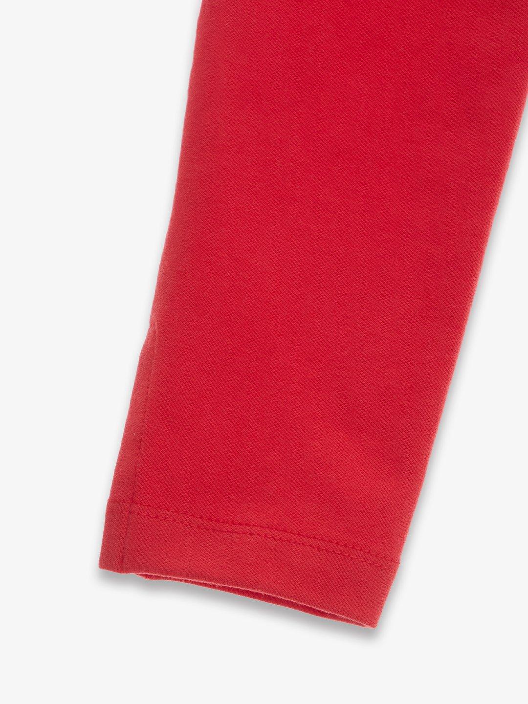 WOMENS LONG SLEEVE BRA TOP RED