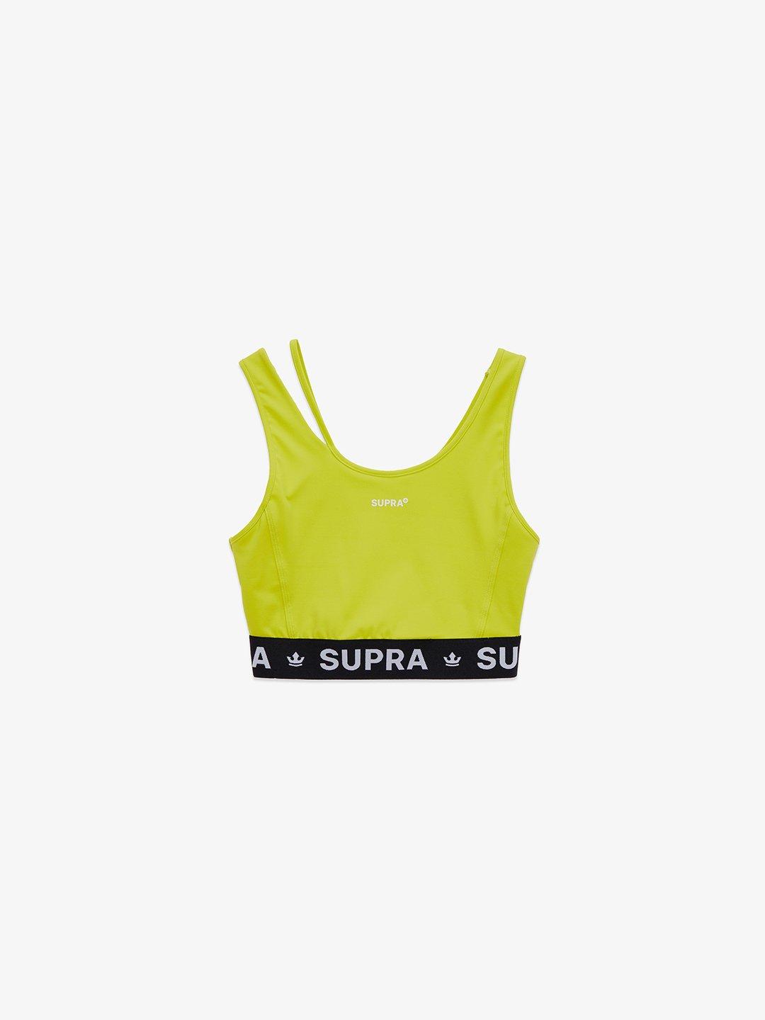 WOMENS LAYERED BRA TOP WHITE