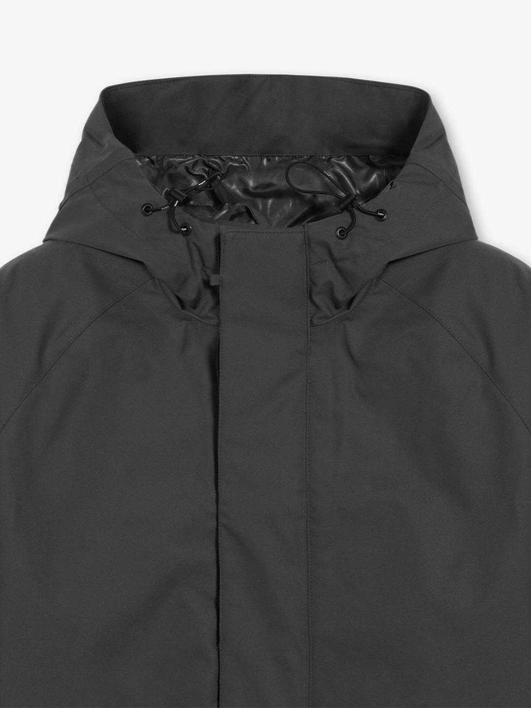 SHELL HOOD JACKET GREY