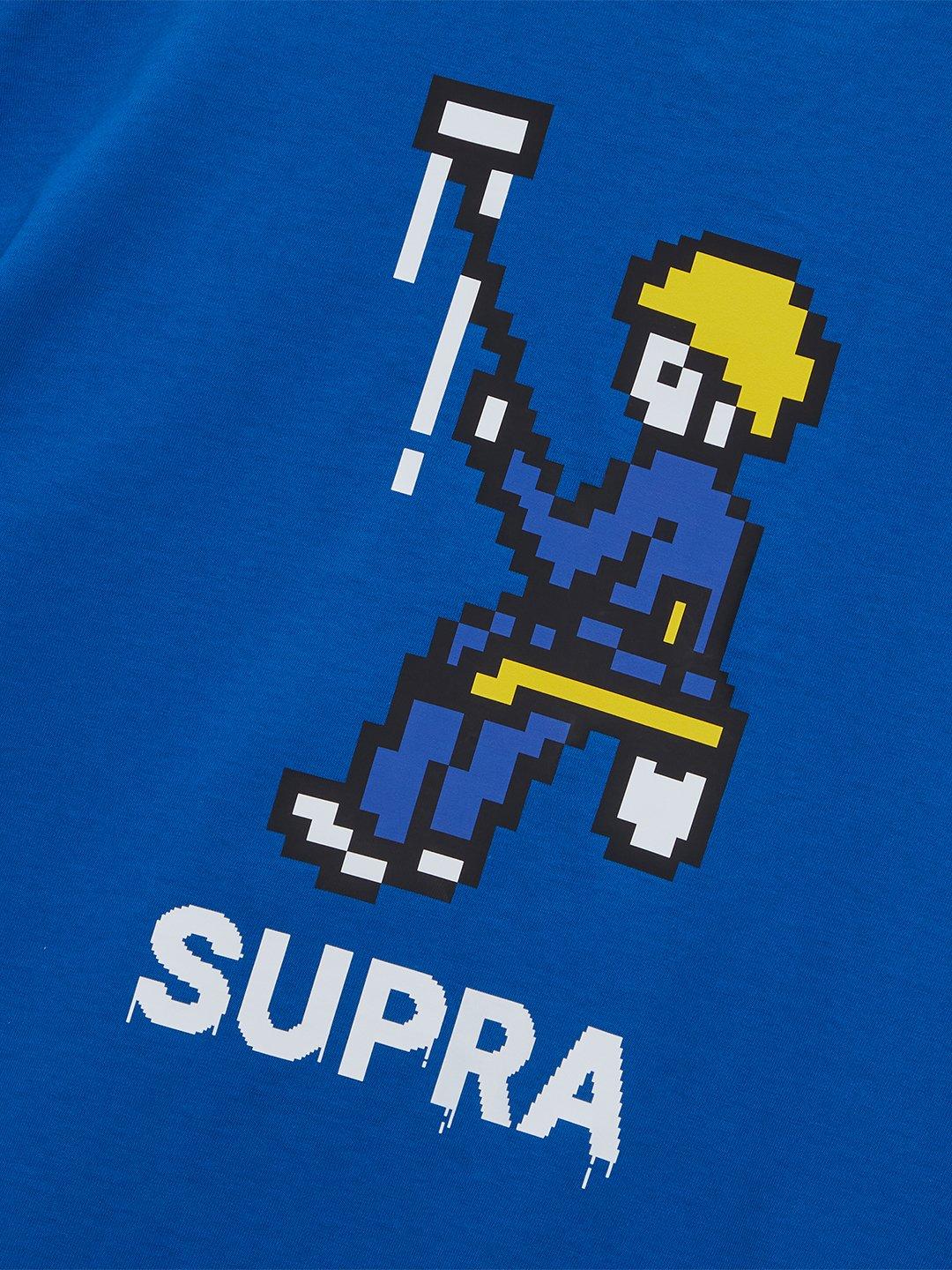 SUPRA PIXEL PAINTER T-SHIRT BLUE