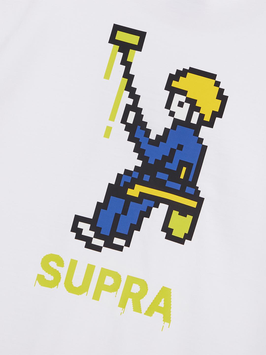 SUPRA PIXEL PAINTER T-SHIRT WHITE