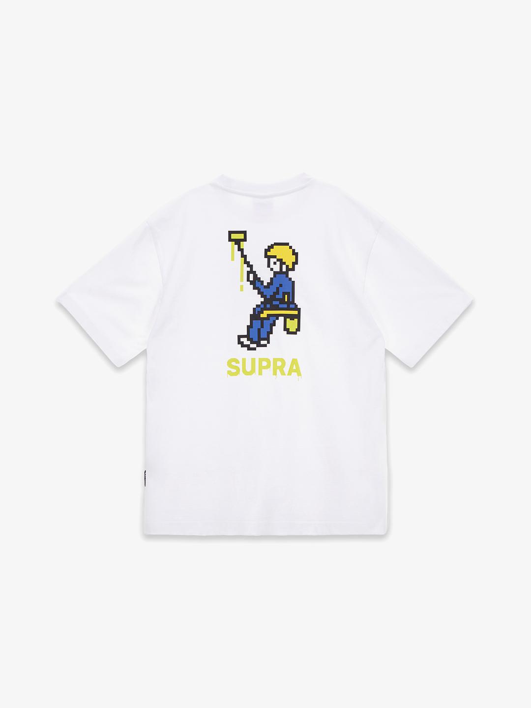 SUPRA PIXEL PAINTER T-SHIRT WHITE