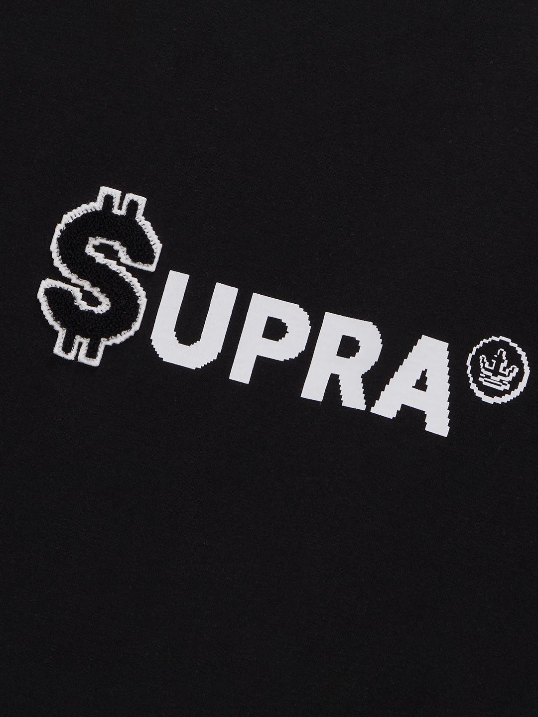 SUPRA COIN T-SHIRT BLACK