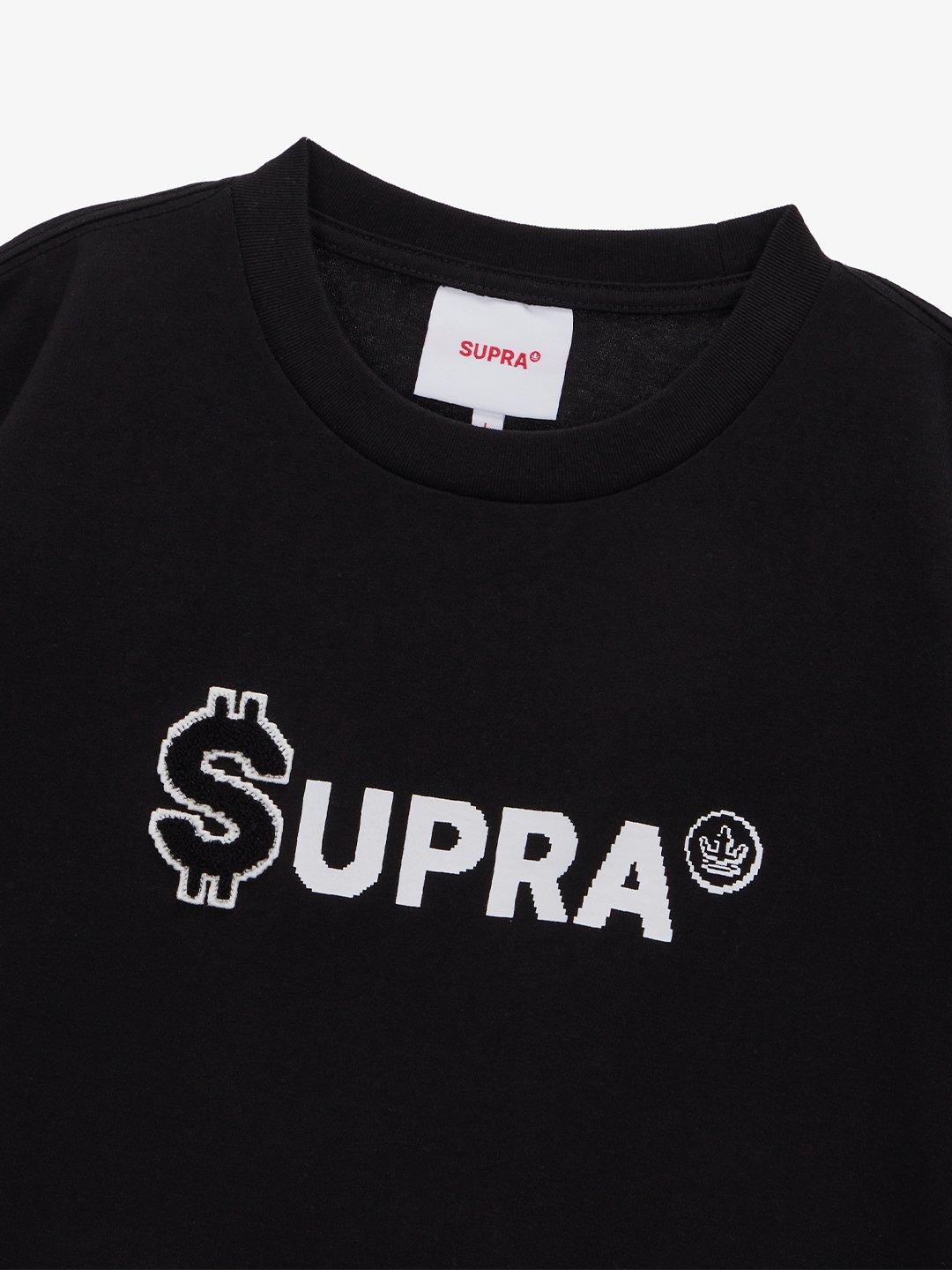 SUPRA COIN T-SHIRT BLACK