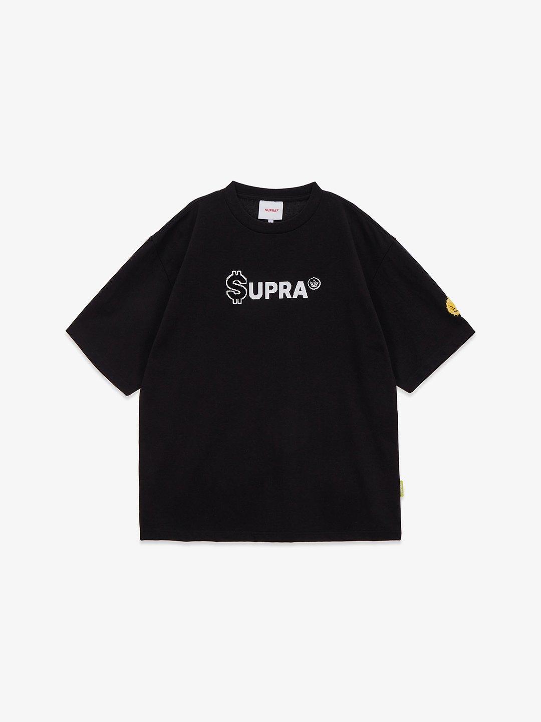 SUPRA COIN T-SHIRT BLACK