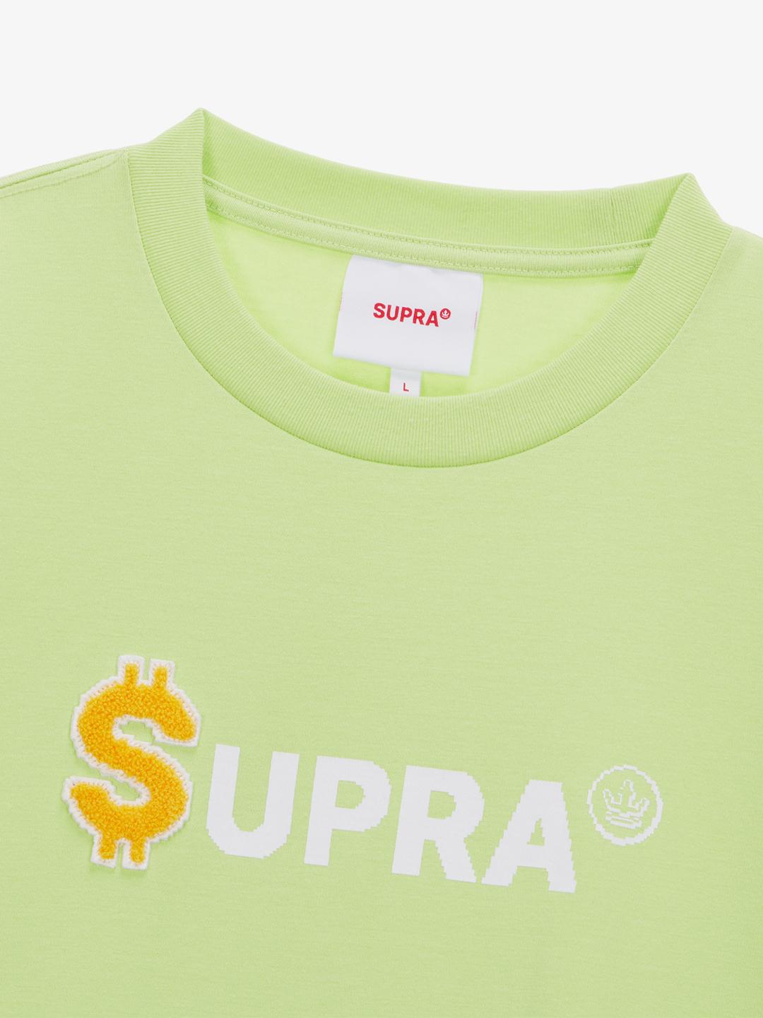 SUPRA COIN T-SHIRT L.GREEN