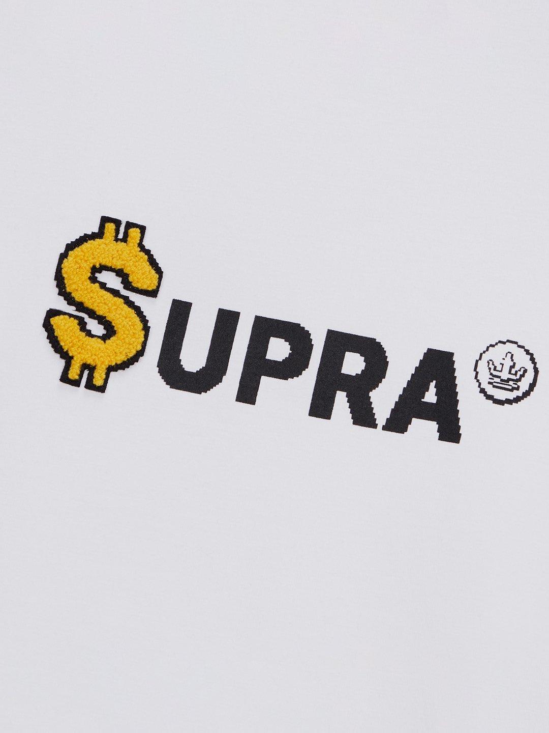 SUPRA COIN T-SHIRT WHITE