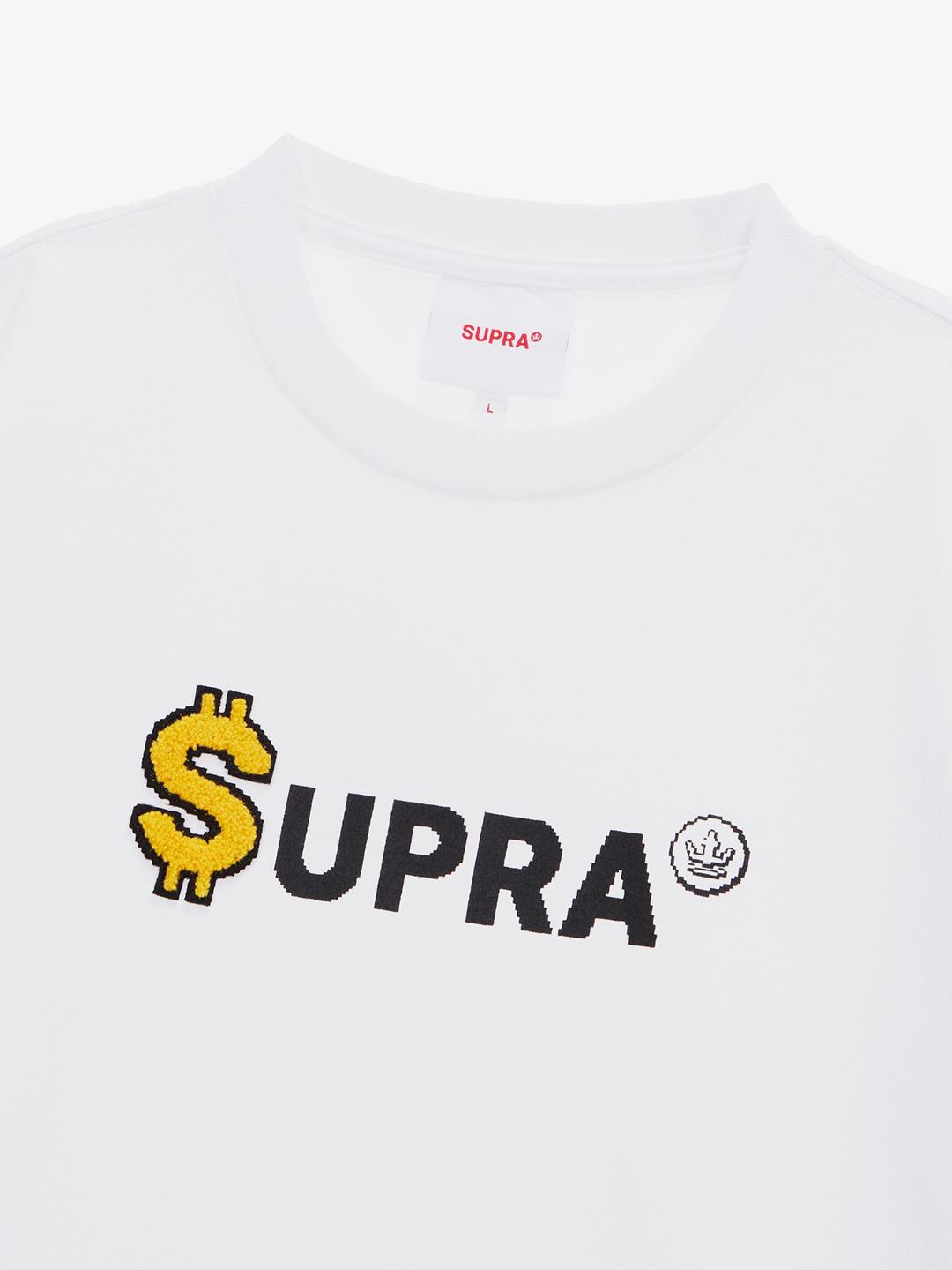 SUPRA COIN T-SHIRT WHITE
