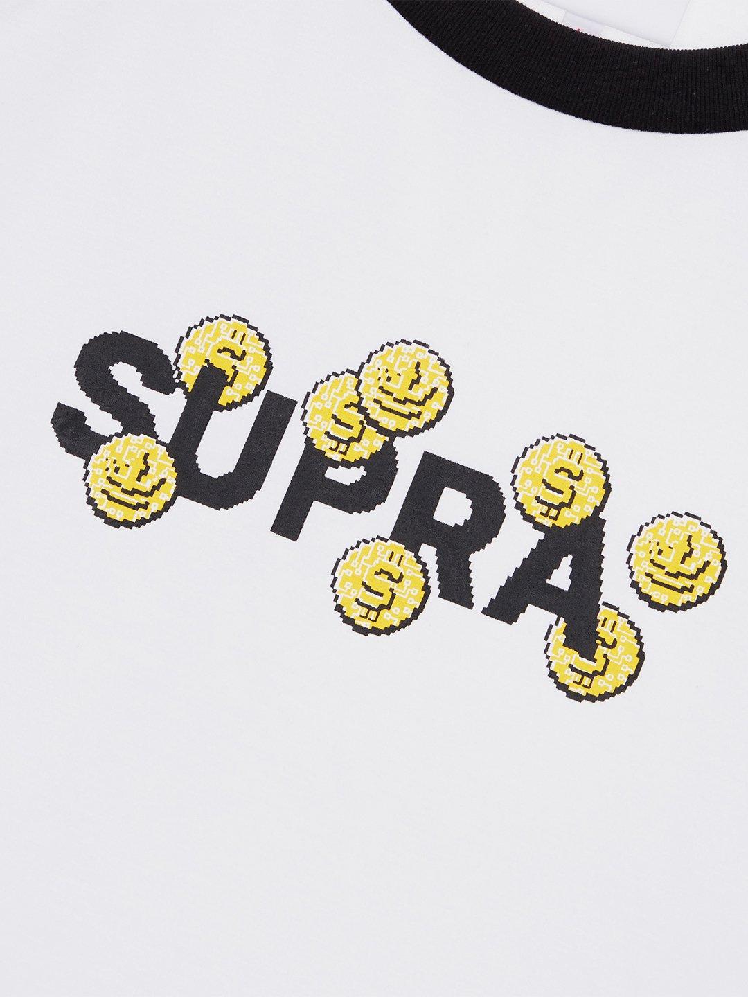 SUPRA COIN RAGLAN T-SHIRT BLACK