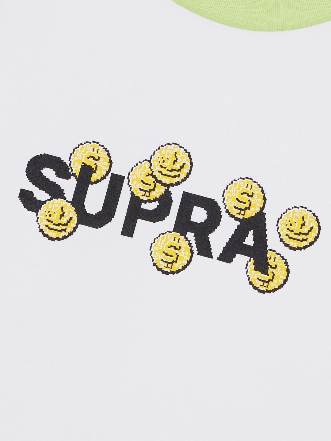 SUPRA COIN RAGLAN T-SHIRT L.GREEN