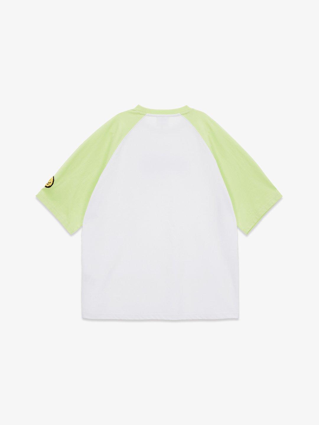 SUPRA COIN RAGLAN T-SHIRT L.GREEN