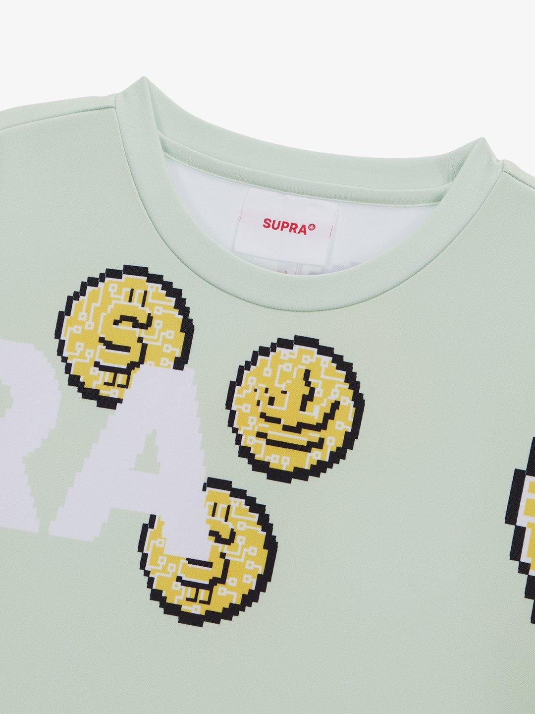 SUPRA COIN MONOGRAM T-SHIRT L.GREEN