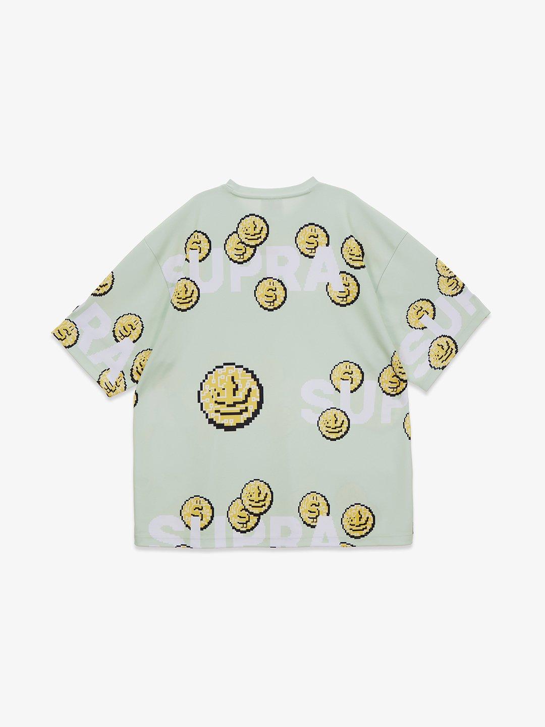 SUPRA COIN MONOGRAM T-SHIRT L.GREEN