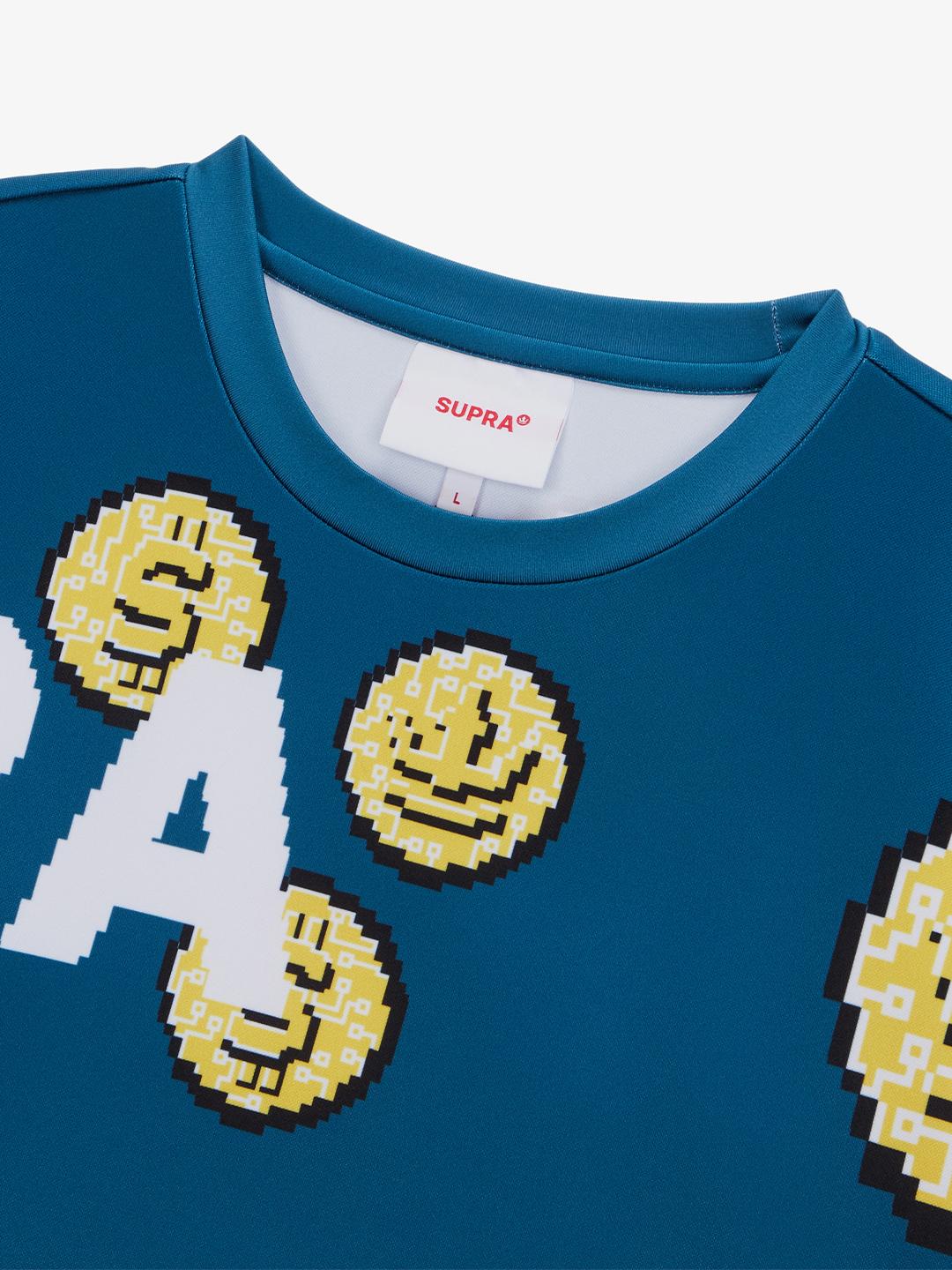 SUPRA COIN MONOGRAM T-SHIRT T.BLUE