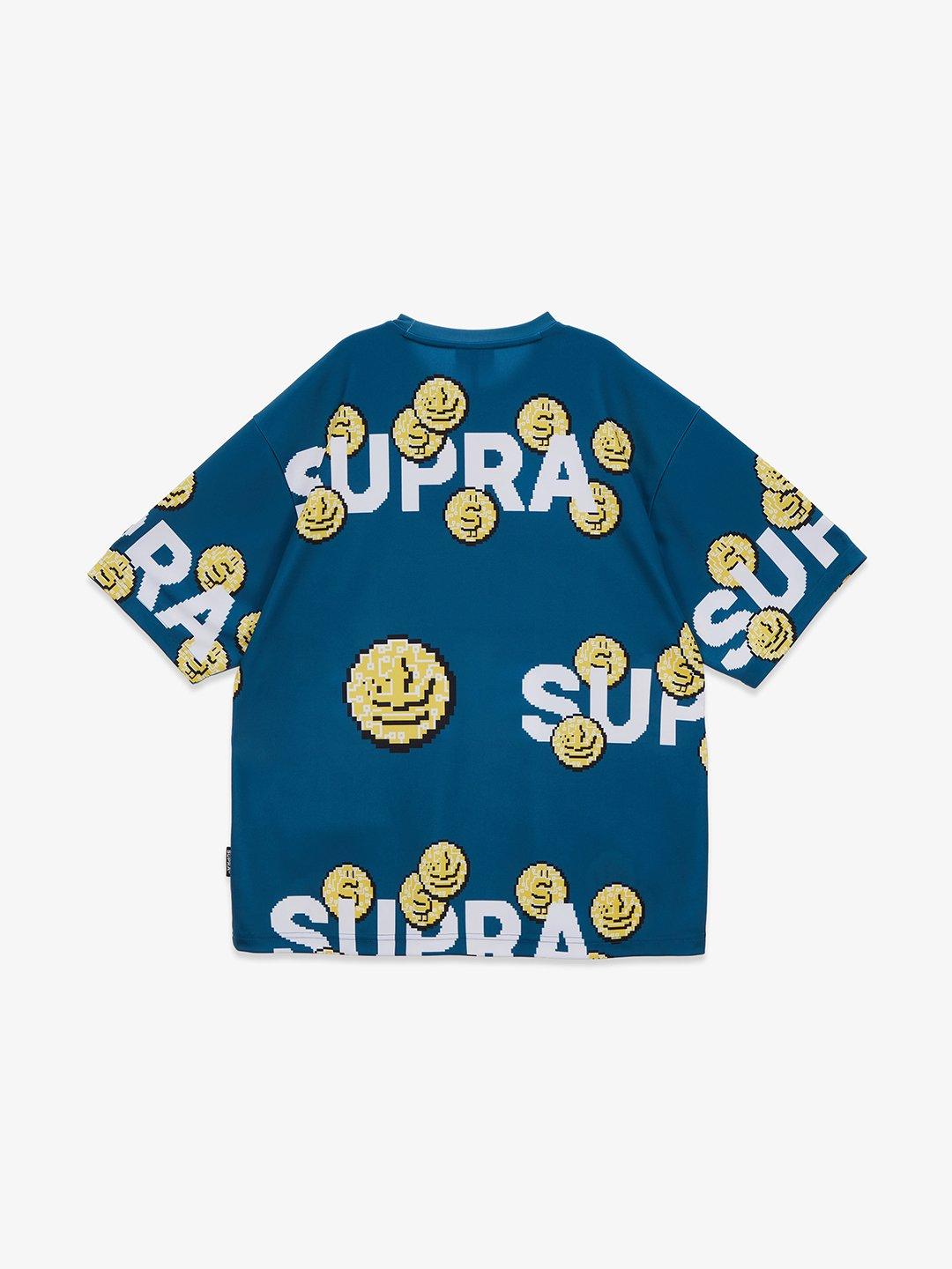 SUPRA COIN MONOGRAM T-SHIRT T.BLUE
