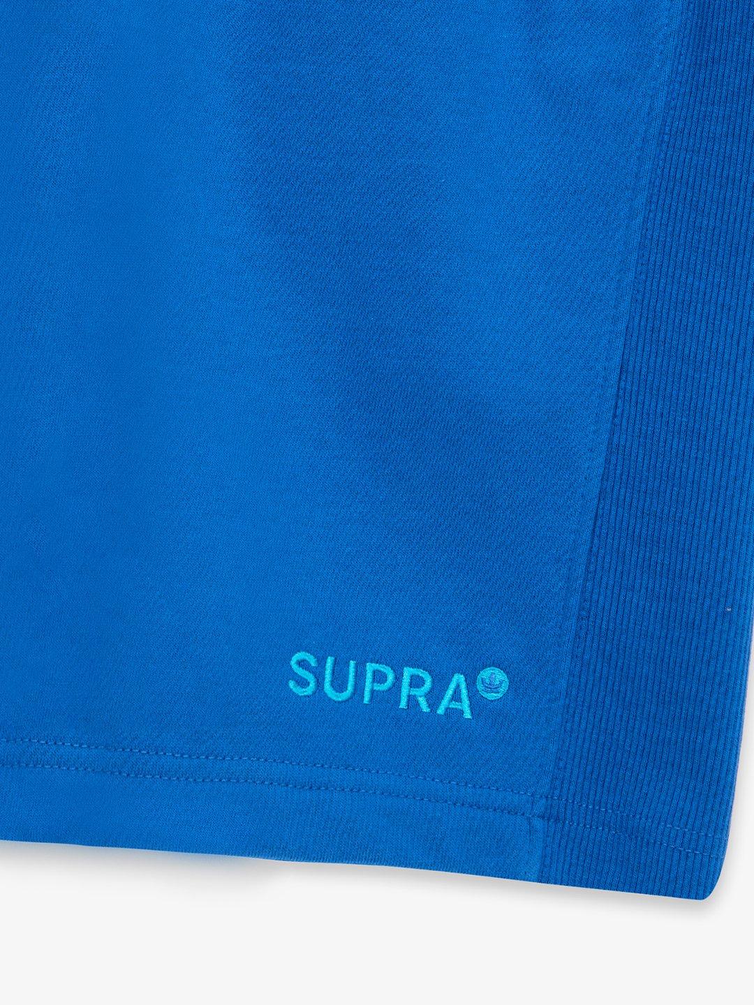SUPRA RIB MIXED SWEAT SHORTS BLUE