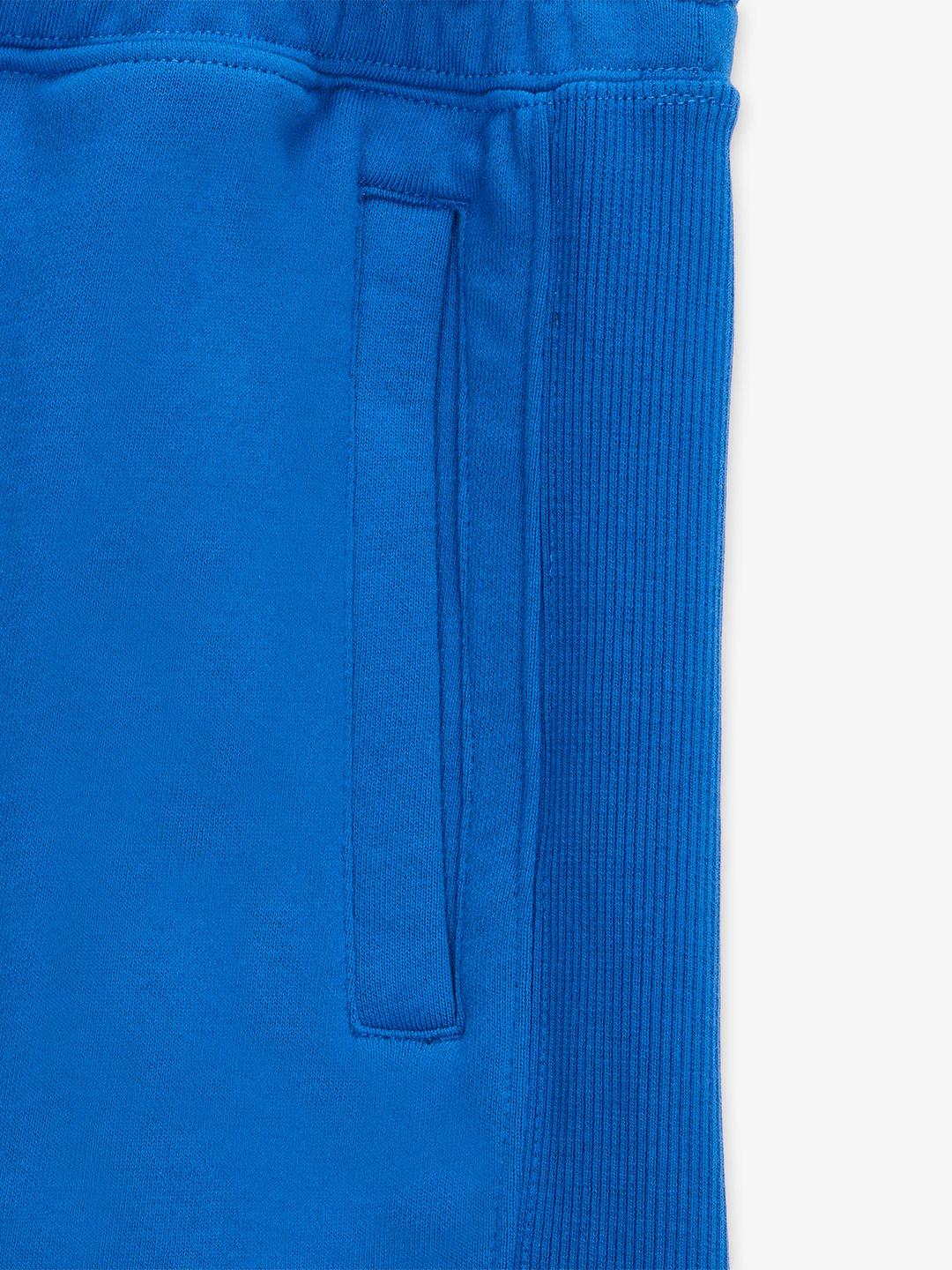 SUPRA RIB MIXED SWEAT SHORTS BLUE