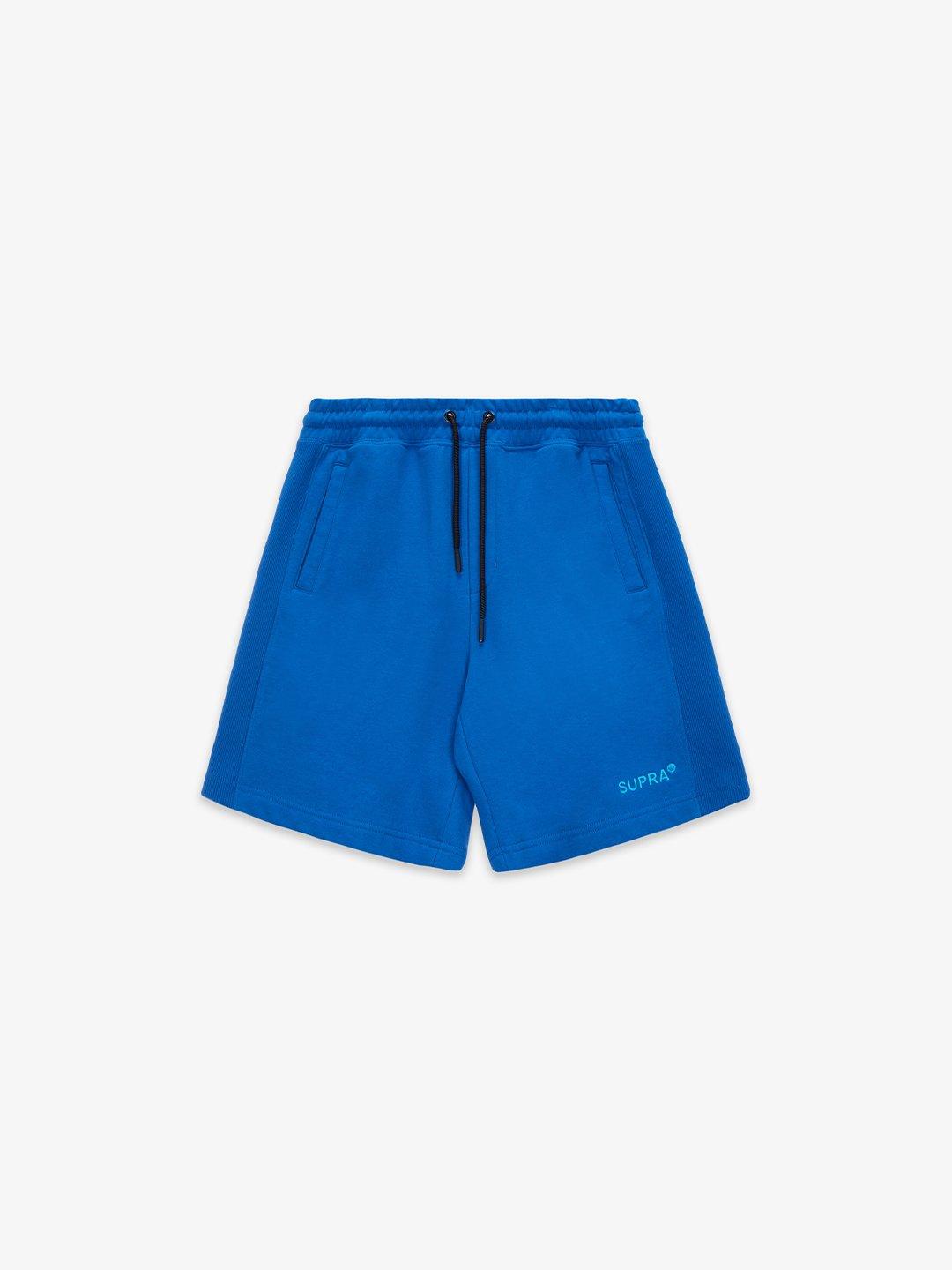 SUPRA RIB MIXED SWEAT SHORTS BLUE