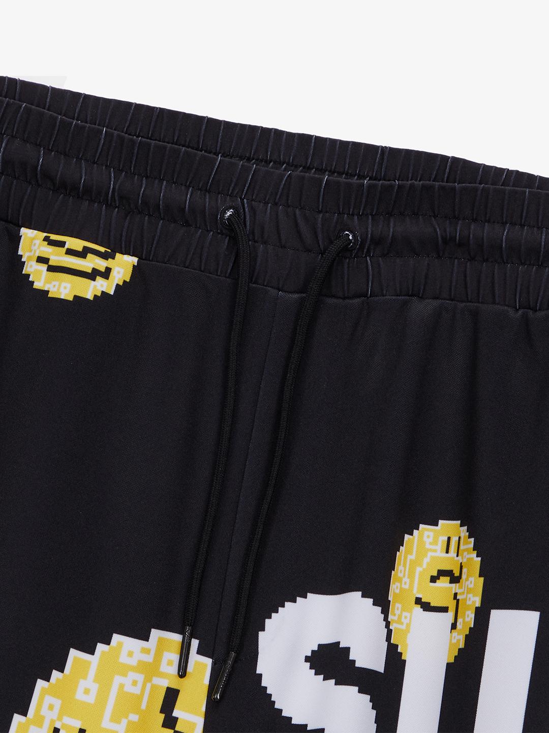 SUPRA COIN MONOGRAM JOGGER PANTS BLACK