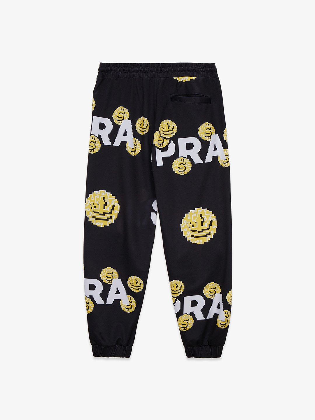 SUPRA COIN MONOGRAM JOGGER PANTS BLACK