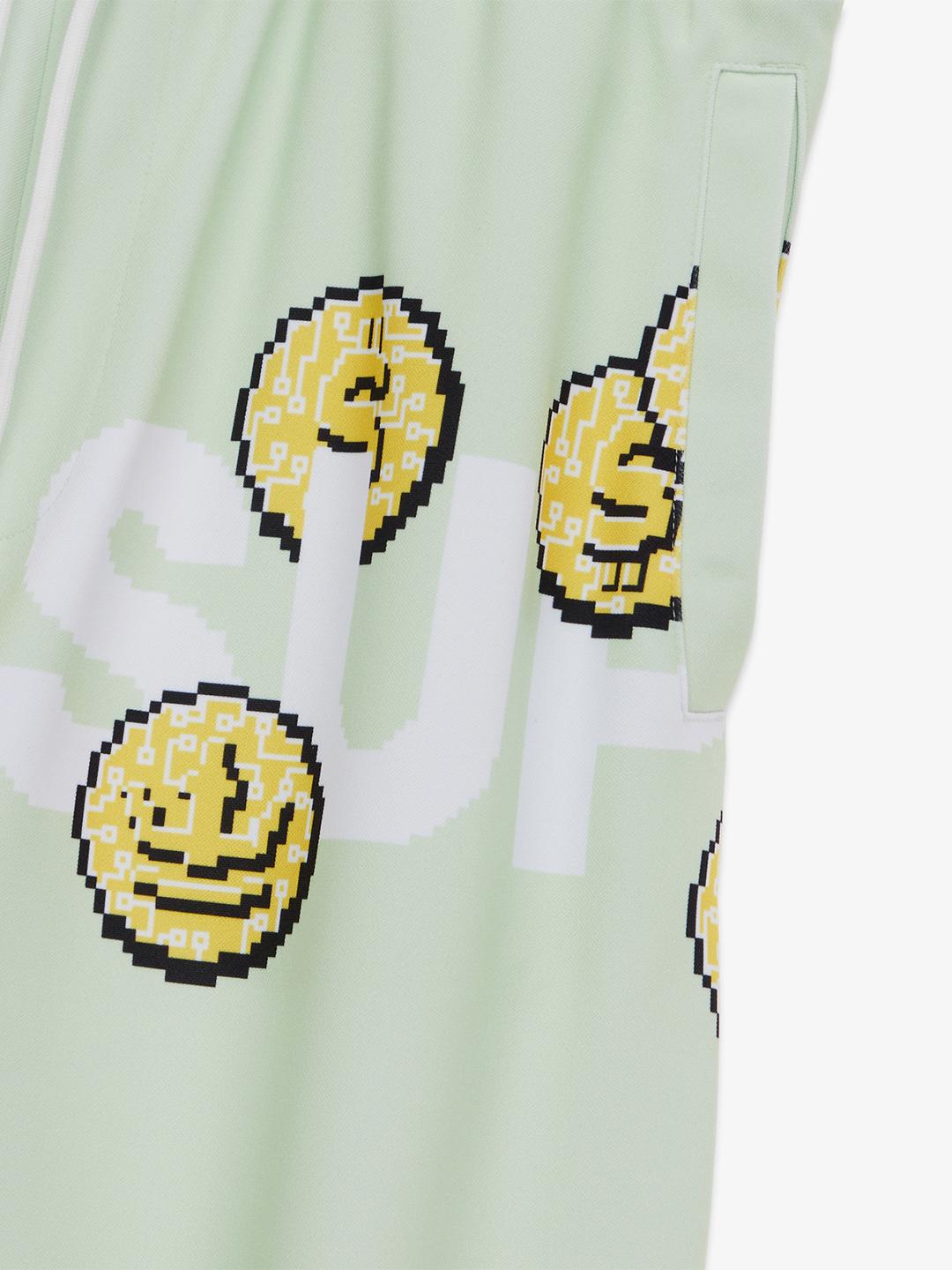 SUPRA COIN MONOGRAM JOGGER PANTS L.GREEN