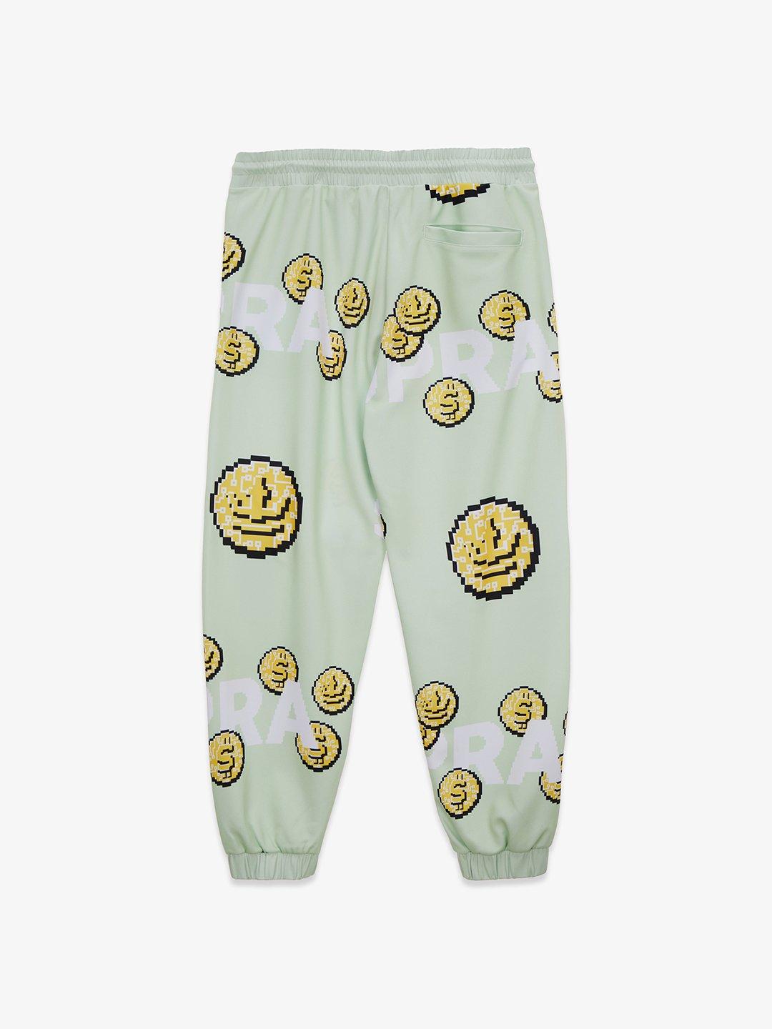SUPRA COIN MONOGRAM JOGGER PANTS L.GREEN
