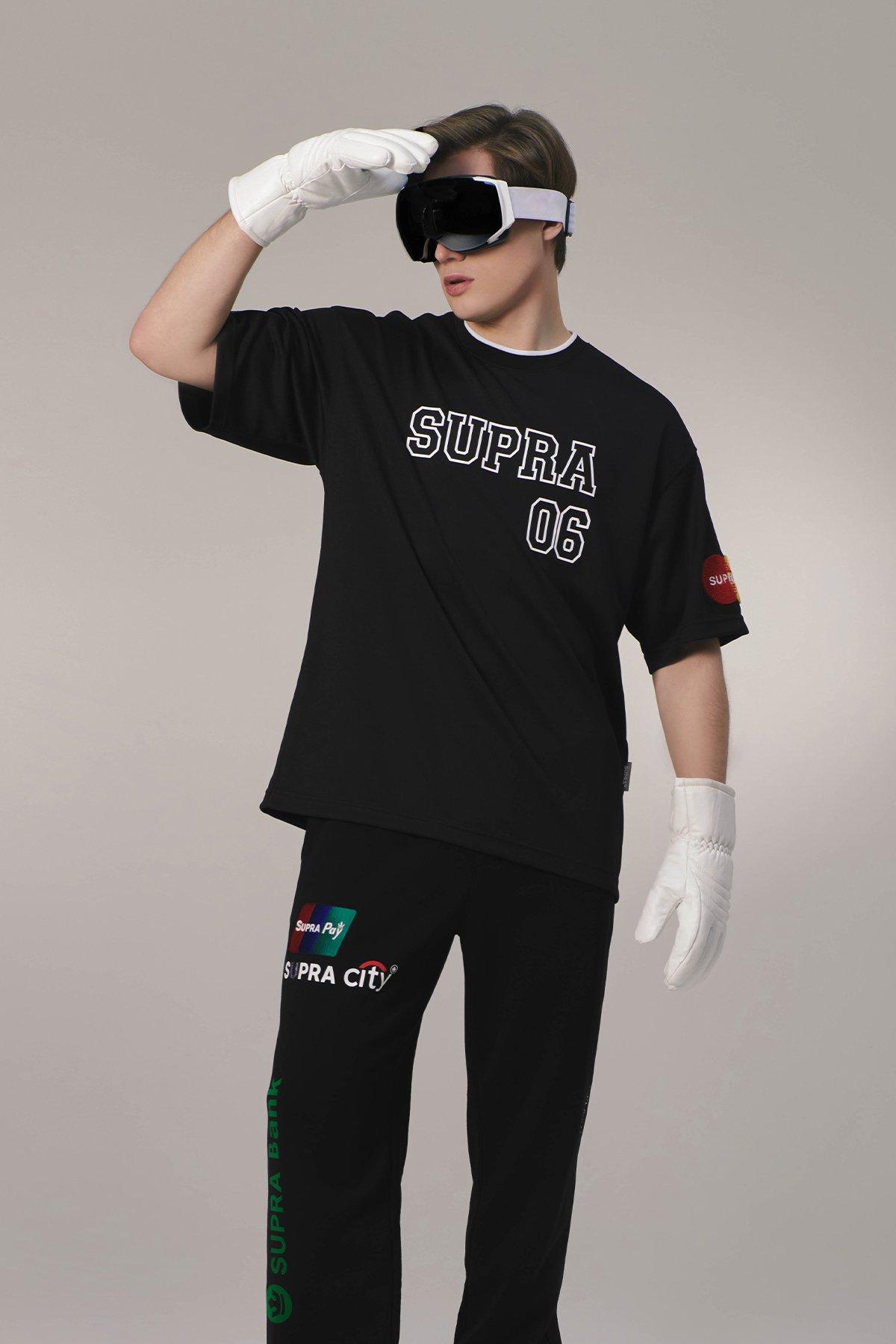 로고 자수패치 조거팬츠