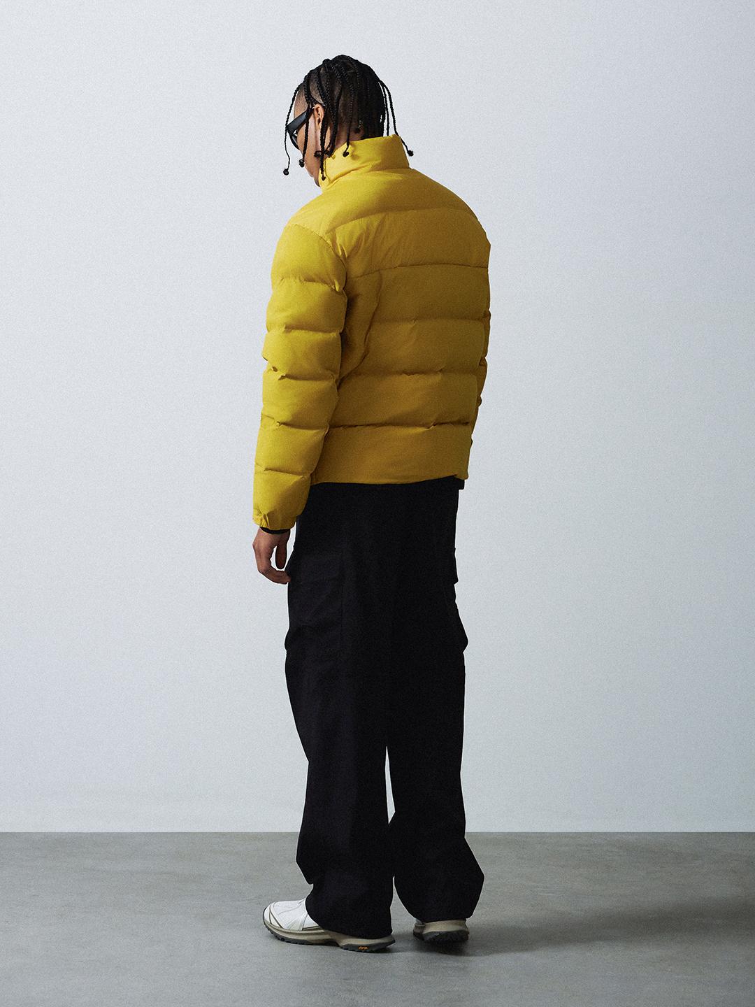 하이넥 숏 다운 자켓