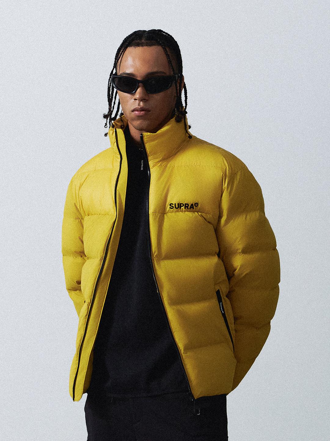 하이넥 숏 다운 자켓