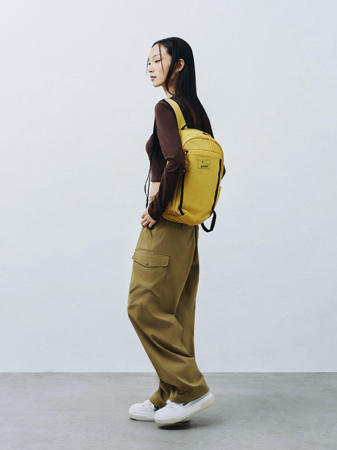 포켓 우븐 와이드 팬츠