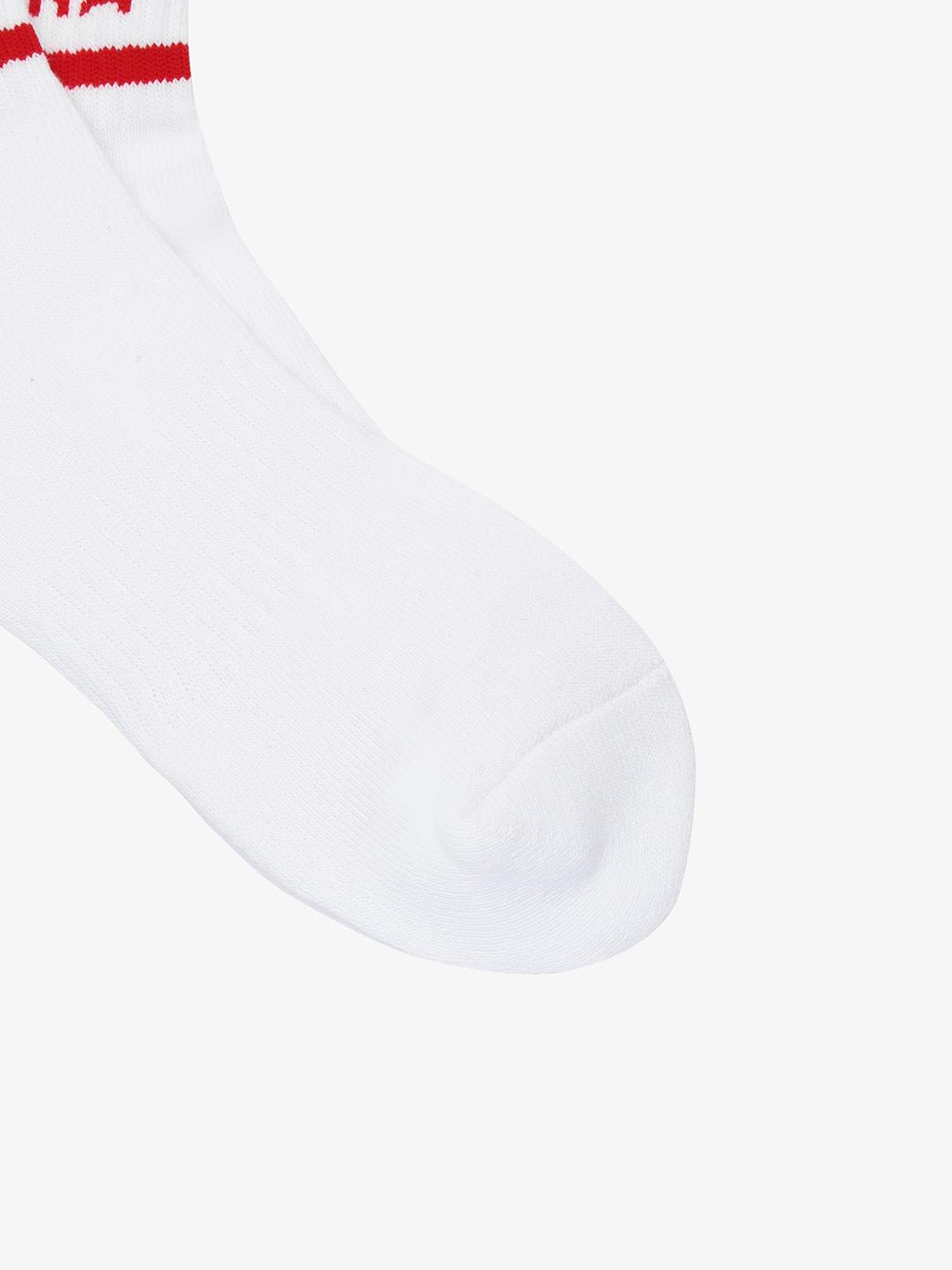 에센셜 컬러 블록 로고 양말