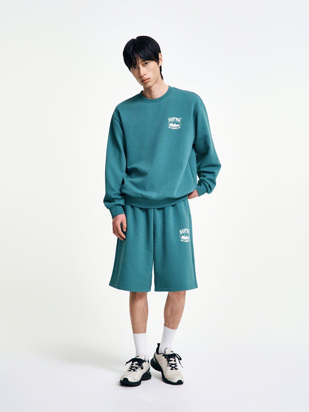 라운드 마운틴 맨투맨 셋업