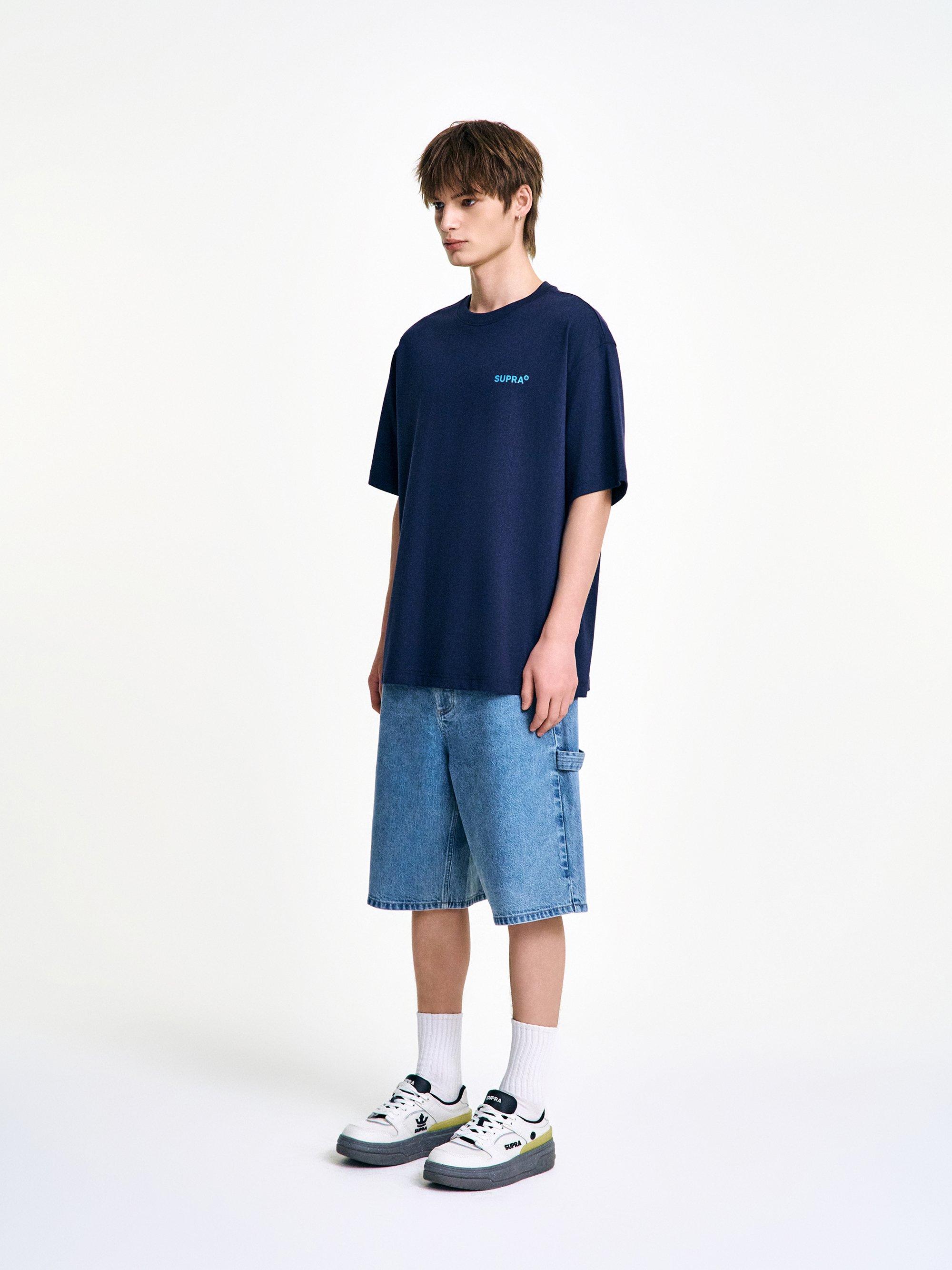 컬러 그래픽 마운틴 티셔츠