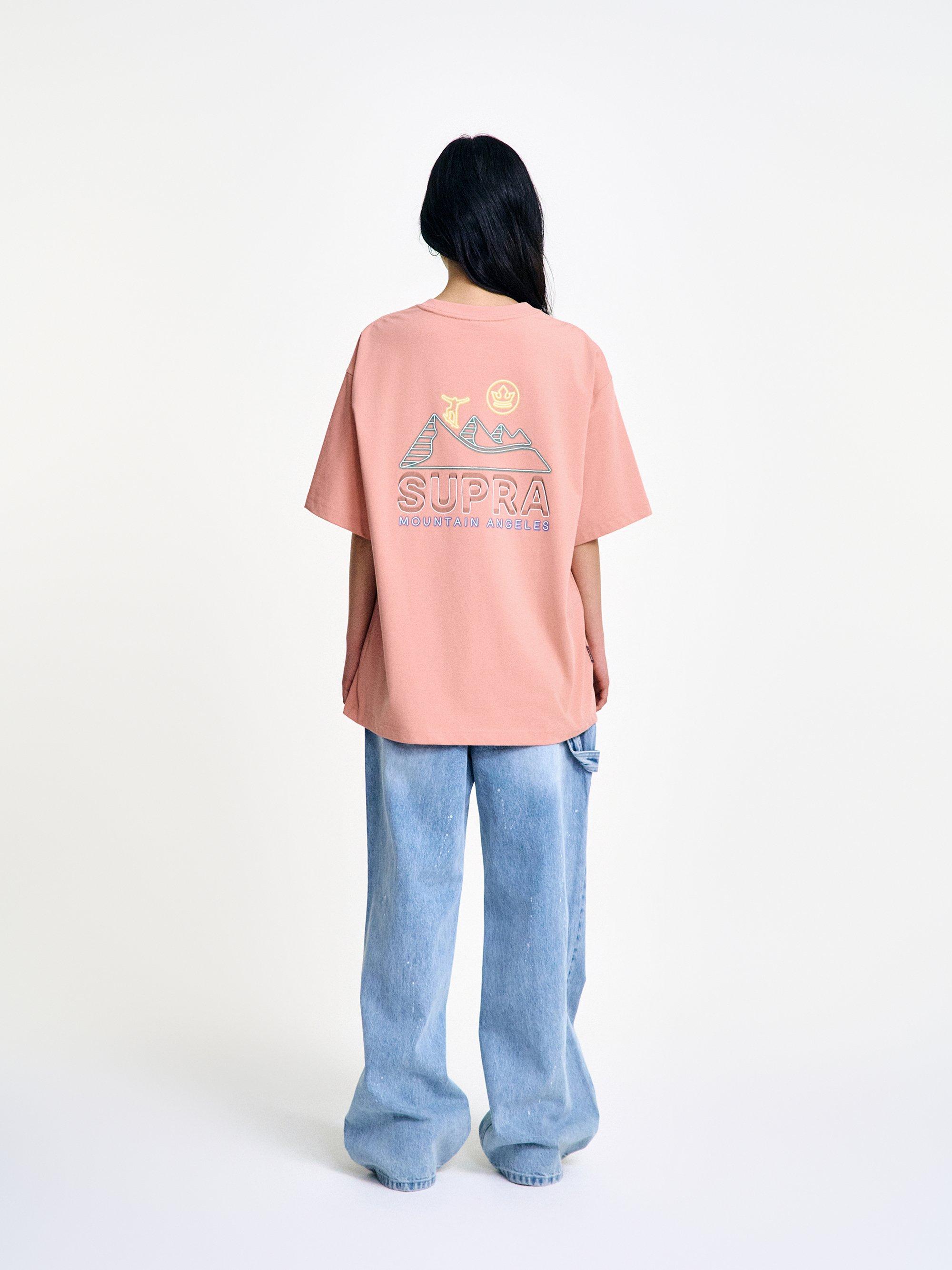 컬러 그래픽 마운틴 티셔츠