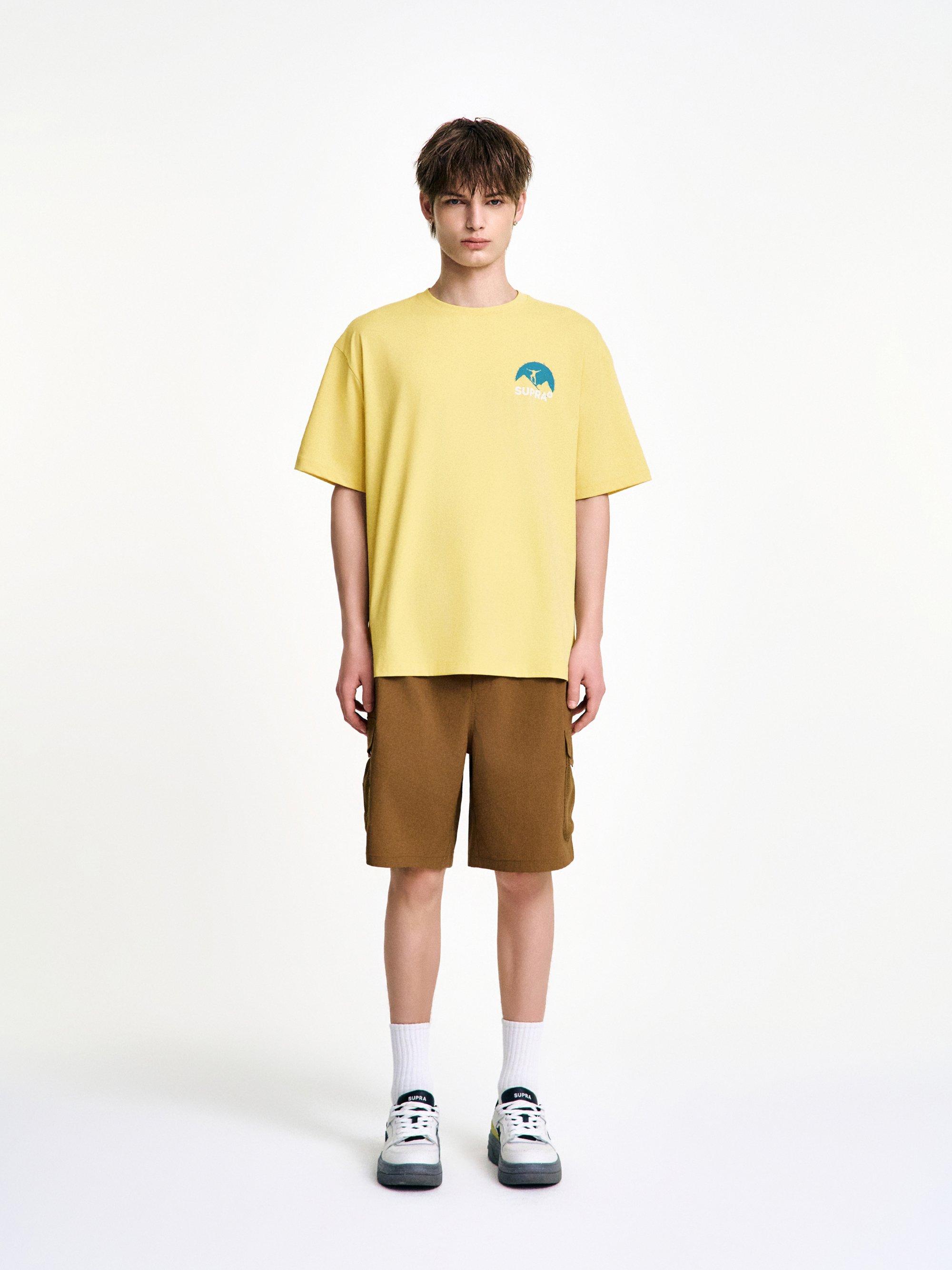 마운틴 백 그래픽 반팔 티셔츠