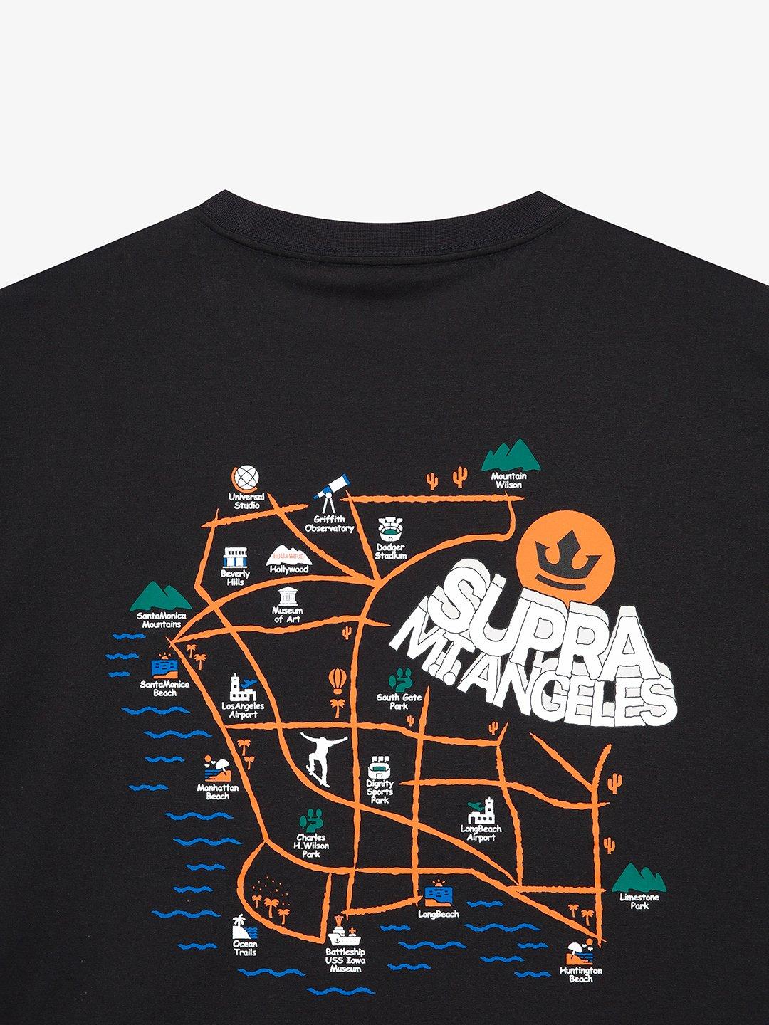 LA MAP 그래픽 반팔 티셔츠