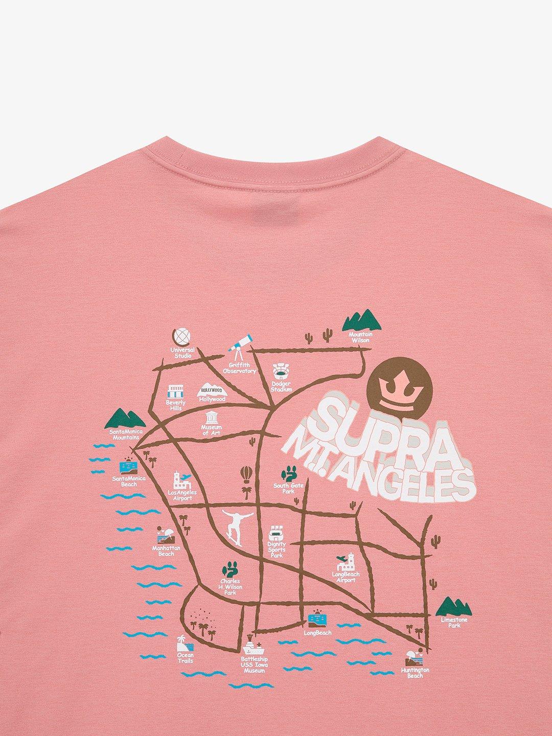 LA MAP 그래픽 반팔 티셔츠