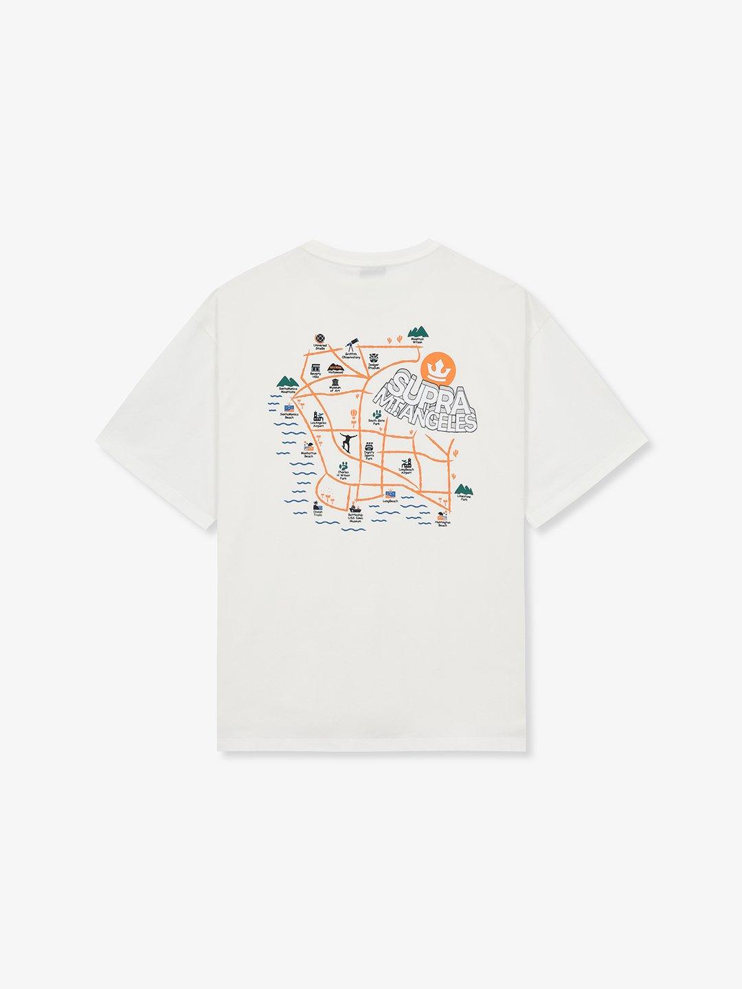 LA MAP 그래픽 반팔 티셔츠