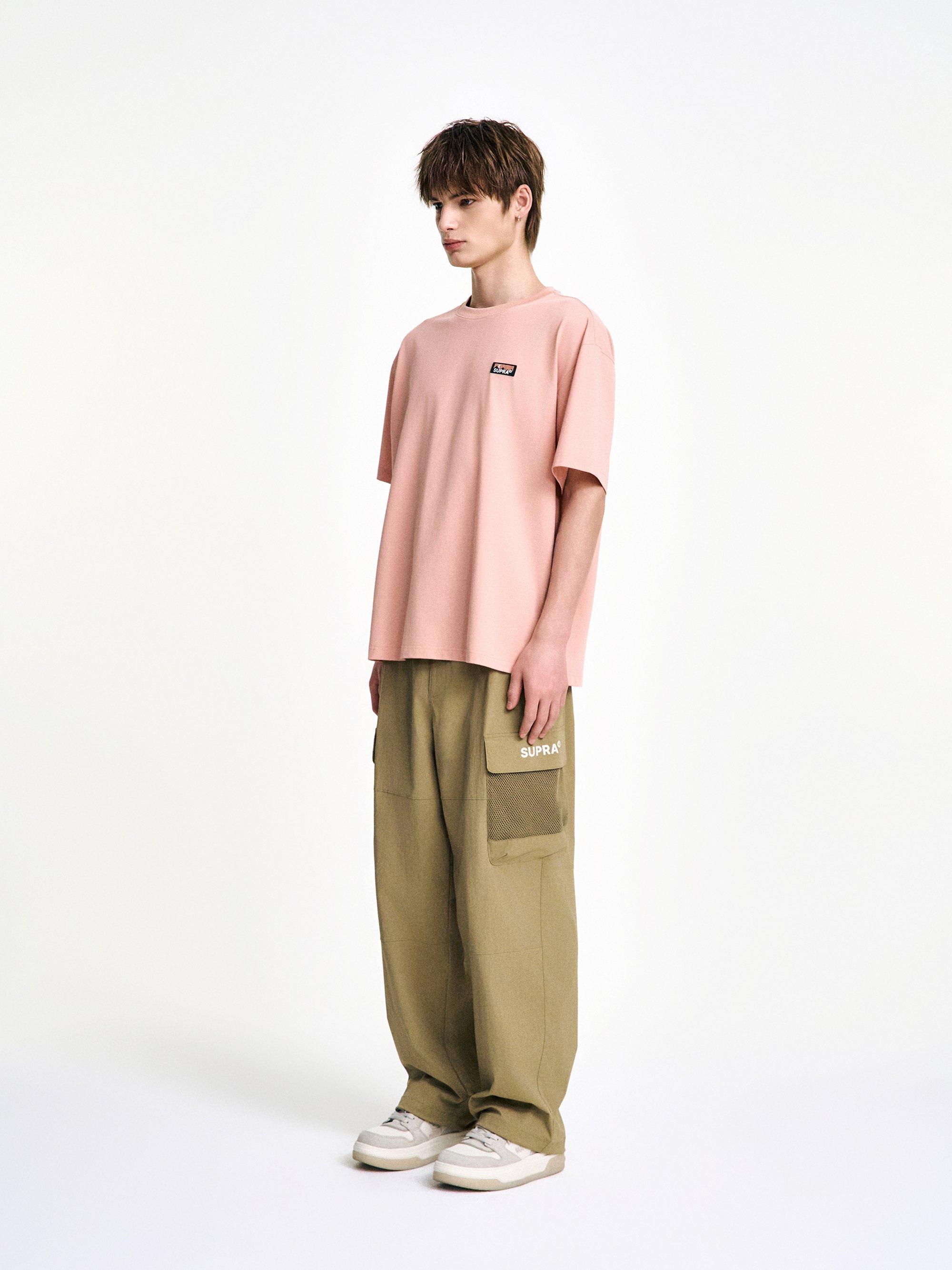 스몰 직조 라벨 반팔 티셔츠