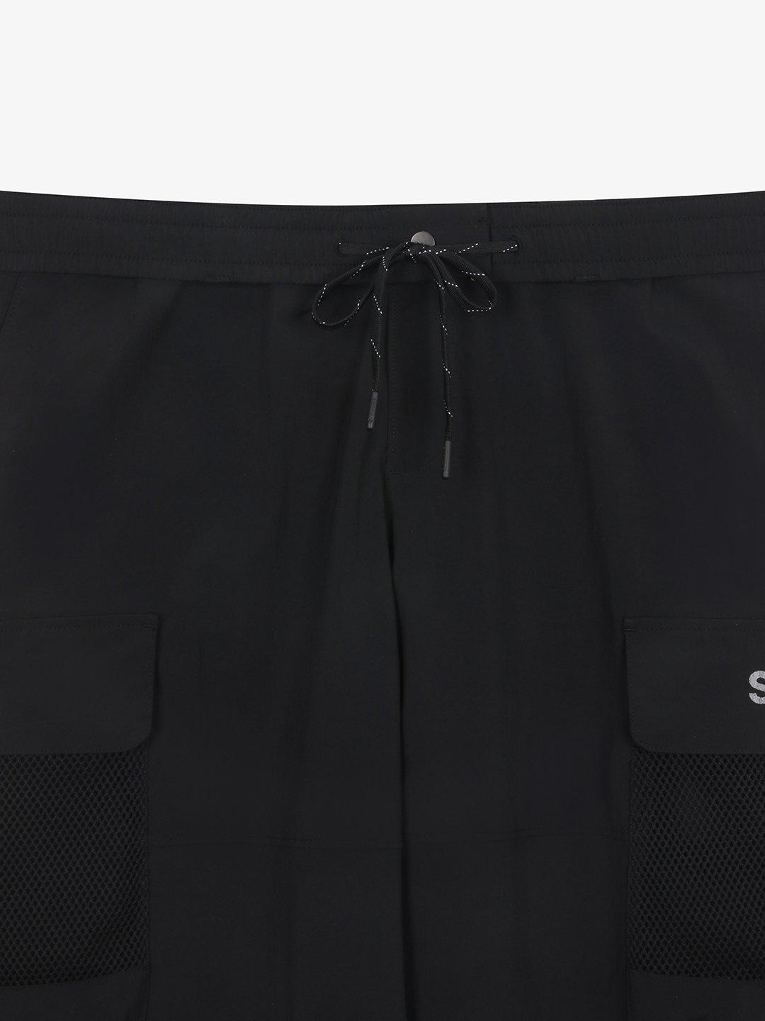 메쉬 포켓 카고 와이드 팬츠